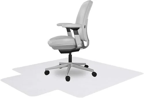 Miniatura 12 de Resilia - Tapete con borde y agarres para colocar bajo silla de escritorio en oficinas y sobre alfombras de fibra corta, fabricado en los Estados
