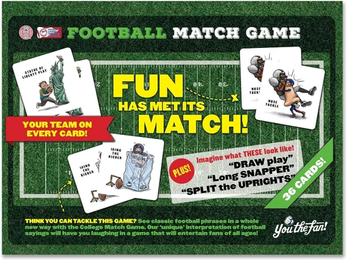 Miniatura 6 de YouTheFan Juego de Memoria y Combinación NCAA