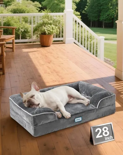 Miniatura 9 de OhGeni Orthopedic Cooling Dog Bed Couch, Cooling Big Pet Sofa for Extra Large Sized Pets with Memory Foam, Machine-Washable Waterproof Removable