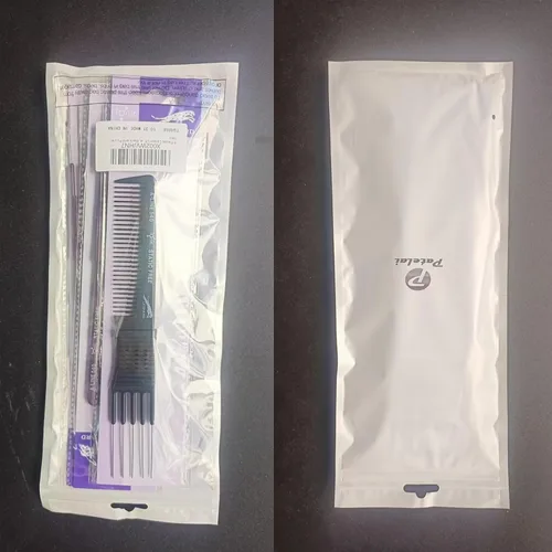 Miniatura 6 de Patelai 4 piezas de peine de carbono con punta de metal para levantar pelos y púas de peluquería con 5 pasadores de acero inoxidable para cabello