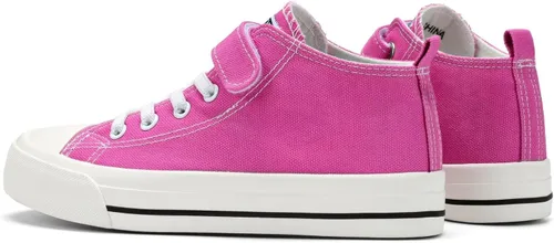 Miniatura 5 de Fefoe Kid Shoes for Boys Girls Canvas Lightweight Shoes Athletic Running Classic Adjustable Strap Sneakers