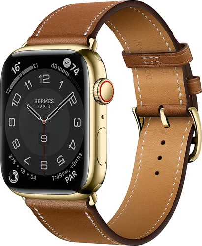 Miniatura 54 de LB1 - Correa de cuero para Apple Watch para mujeres y hombres, SE Ultra 2 de 1.575 in 1.732 in 1.811 in 1.654 in 1.772 in 1.614 in 1.496 in 1.929 in