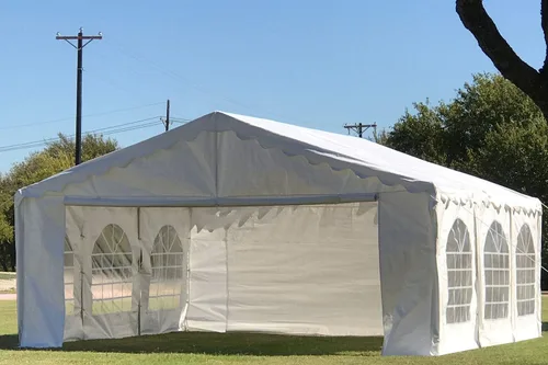 Miniatura 5 de Delta Carpas de polietileno económicas de 20 x 16 pies para fiestas, carpas para fiestas al aire libre, refugio de eventos de fiesta de boda