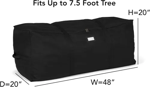 Miniatura 3 de Covermates Keepsakes Bolsa de Cincha para Árbol de Navidad – Almacenamiento de Árbol de Poliéster Duradero con Asas Reforzadas y Correas de Cincha
