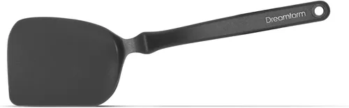 Miniatura 5 de Dreamfarm Mini Chopula - Espátula antiadherente, súper flexible, con borde plano fuerte para separar alimentos, 9 pulgadas, color negro