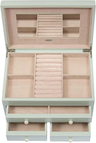 Miniatura 8 de Mele & Co. Bianca - Joyero de madera con acabado de mar.