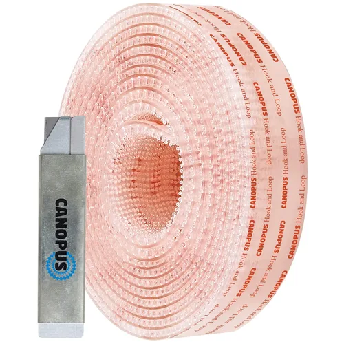 Miniatura 2 de CANOPUS Cinta de velcro con adhesivo (½ pulgadas x 6 pies), cierre resellable resistente SJ3560, cinta de montaje para colgar marcos de fotos