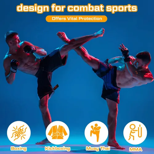 Miniatura 7 de Jenaai 10 pares elásticos de 180 pulgadas de boxeo de mano para artes marciales a granel, muñequeras para hombres y mujeres, kickboxing, artes