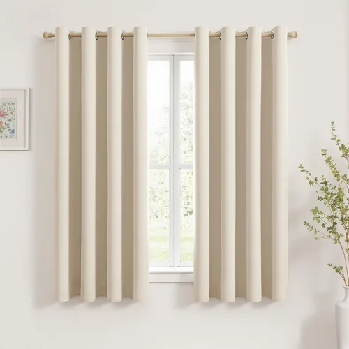 Miniatura 121 de MIULEE Cortinas opacas para dormitorio o sala de estar, juego de 2 paneles de cortina para ventana con aislamiento térmico y bloqueo de luz