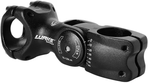 Miniatura 3 de Aleación de aluminio 0-60 grados 4.331 in ajustable para manillar de bicicleta, extensor elevador para bicicleta, bicicleta de montaña MTB