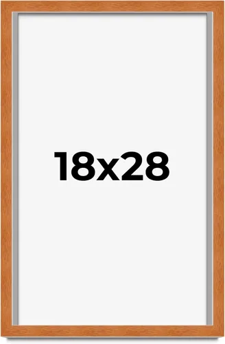 Miniatura 342 de Marco de 3 x 3 pulgadas, marco de madera maciza de nuez miel tradicional marrón Ancho de moldeo de 0.875 pulgadas Profundidad de conejo de 0.875