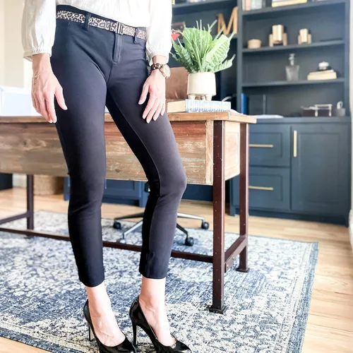 Miniatura 122 de Cinturón elástico ajustable – Cinturones para mujer, cinturón de cintura antideslizante, sin mostrar hebilla plana para mujer