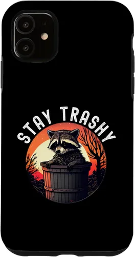 Miniatura 8 de iPhone 16 Stay Trashy Funny Raccoon Case
