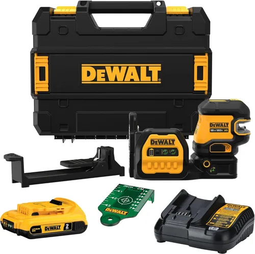 Miniatura 9 de DEWALT Kit de Nivel Láser 20V/12V MAX, 3 x 360, Verde (DCLE34030G)