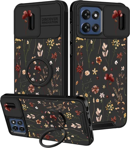 Miniatura 62 de para Moto G 5G 2023 funda - Cubierta de teléfono linda con corazón para mujeres y niñas, diseño único negro con cubierta deslizante para la cámara