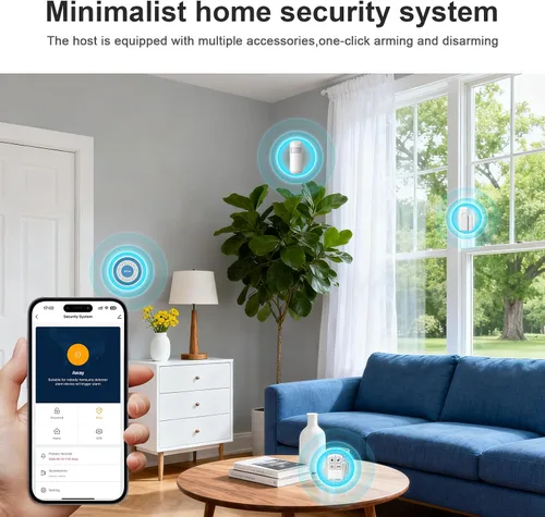 Miniatura 3 de Sistema de alarma PGST para seguridad del hogar, sistemas de seguridad inalámbricos 2025 para casa con alertas instantáneas por aplicación, 13