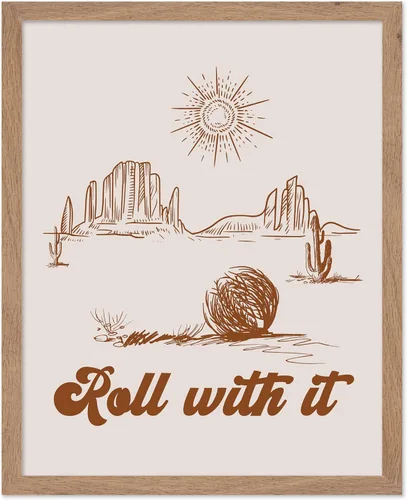 Miniatura 40 de Poster Master Póster de You've Yeed Your Last Haw - Impresión retro de vaquero marrón - Arte occidental - Arte moderno - Arte del salvaje oeste