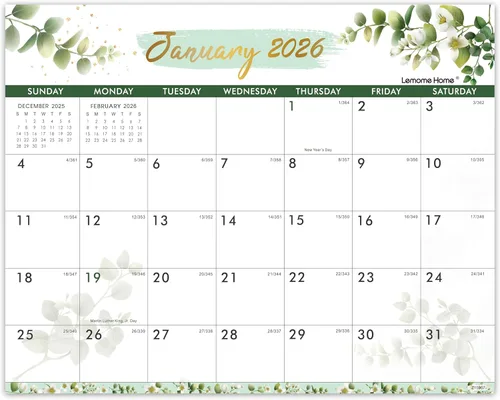Calendario 2026 – Calendario magnético 2026 para refrigerador, calendarios magnéticos 2026, enero de 2026 a diciembre de 2026, 8 x 10 pulgadas,