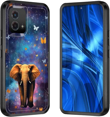 Miniatura 242 de Funda para Moto G 5G 2023, [probada en caídas de grado militar], resistente, resistente, resistente, a prueba de golpes, funda protectora