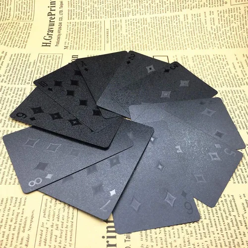 Miniatura 7 de Naipes de lujo 100% impermeables y flexibles, hechas de plástico, 52+2 póker