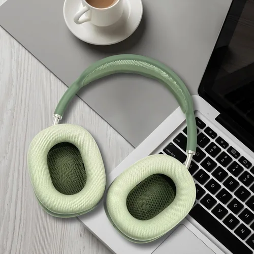 Miniatura 7 de GEVO Almohadillas de repuesto mejoradas para auriculares AirPods Max 1 y 2, almohadillas de piel de proteína, almohadillas para los oídos con espuma