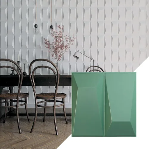 Miniatura 30 de Ekena Millwork WP12X12LOWH 11 7/8 pulgadas de ancho x 11 7/8 pulgadas de alto Locke EnduraWall Decorativo 3D Panel de pared cubre 0.98 pies cuadrados