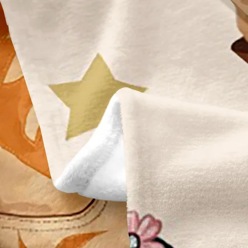 Miniatura 5 de Erosebridal Western Cowgirl Blanket 40x50 Western Cowboy Fleece Flannel Blanket for Bed Sofa Crib Horseshoe Boots Southwestern Fuzzy Plush Throw