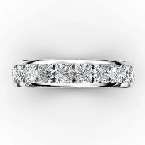 Miniatura 7 de Anillos de moissanita con certificación GRA, plata esterlina con anillo de compromiso chapado en oro blanco de 18 quilates, anillos de boda