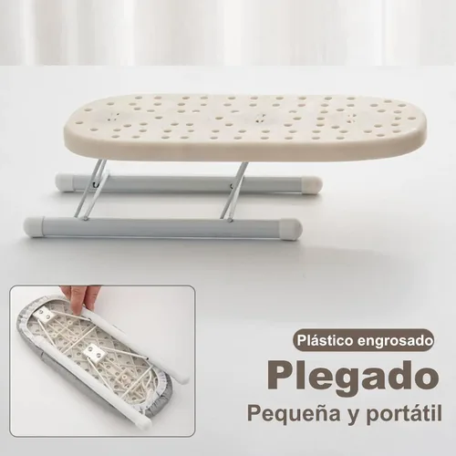 Miniatura 5 de Tabla de planchar de mesa con patas plegables, mini tabla de planchar plegable que ahorra espacio, manga, puños, cuello, mesa de manejo