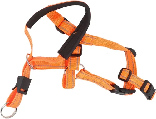 TOPINCN Collar para la cabeza, cabestro de cabeza de perro con correa de seguridad, material de nailon con hebilla de metal, arnés para la cabeza