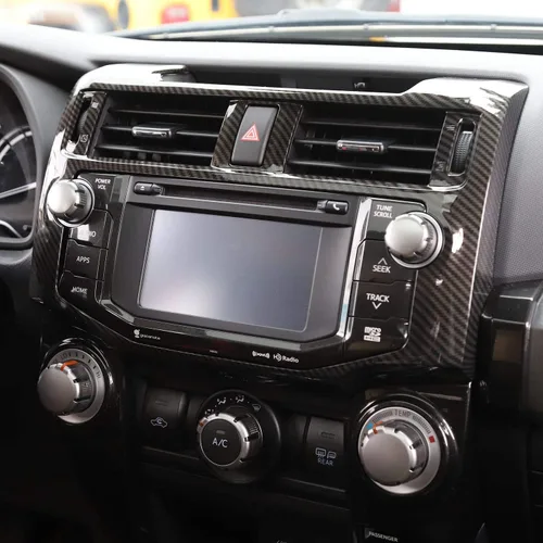 Miniatura 3 de Voodonala Para 4Runner ABS Control Central Navigation Dashboard Instrumento Fascia Panel Cubierta Trim para 2010-2019 Toyota 4Runner Accesorios