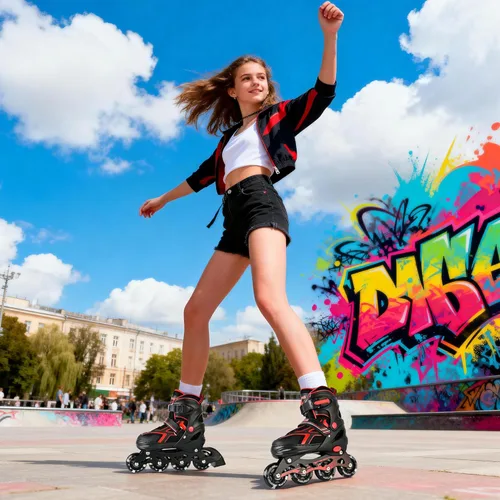 Miniatura 11 de 2PM SPORTS - Patines en línea ajustables Torinx verde para niños, patines divertidos para principiantes para niños, jóvenes, niñas, hombres