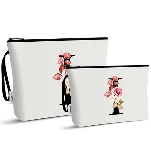 Miniatura 98 de Vavabox A-Z Bolsa de Maquillaje Personalizada, Regalos de Cumpleaños para Mujeres y Mamá, Regalos para la Mejor Amiga, Bolsa de Cosméticos
