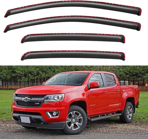 Miniatura 66 de YQAUTEC Viseras de Ventana Protectores de Lluvia para Honda Civic 2022 2023 2024 2025 2026, Deflectores de Viento de Ventilación de Ventana Fuera