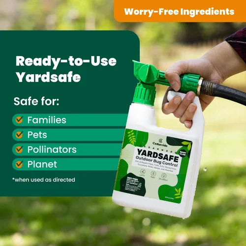 Miniatura 3 de Outdoor YardSafe Mata y repele mosquitos, garrapatas, pulgas, ácaros y más con aceites esenciales naturales, seguro para familias y mascotas