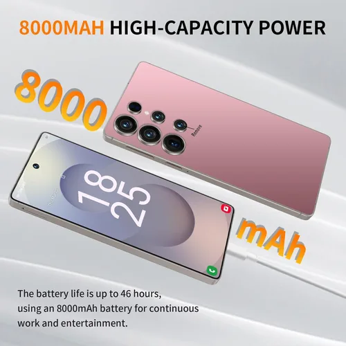 Miniatura 3 de Teléfonos desbloqueados 5G, HD de 6.9 pulgadas, batería de 8000 mAh, 8+256 GB, teléfono inteligente Android 15.0, cámara de 72+108 MP, lápiz óptico