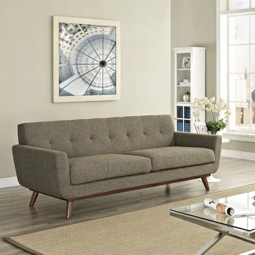 Miniatura 14 de Modway Engage - Sillón de madera Gris Expectativa