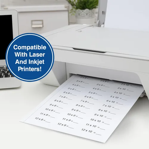 Miniatura 7 de PrintWorks Papel perforado vertical profesional de 5/8 pulgadas, 8.5 x 11 pulgadas, perfecto para folletos y catálogos, fabricado en los Estados
