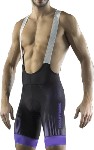 Miniatura 62 de UGLY FROG Designs - Pantalones cortos de ciclismo con pantalones cortos con peto, pantalones cortos de ciclismo Pro/BIP, acolchado 3D Coolmax
