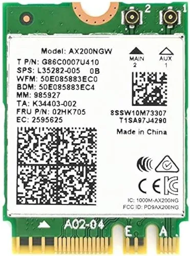Miniatura 37 de Serie Killer para Intel AX1690i WiFi 6E Adaptador de juegos Actualización de AX411 Tarjeta WiFi CNVio2 M.2 WiFi de alta velocidad de 3.0 Gbps