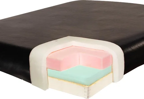 Miniatura 8 de Montclair ThermaTopTM Master Massage Mesa de masaje portátil de 31 pulgadas con espuma viscoelástica, paneles de reiki y cables Shiatsu