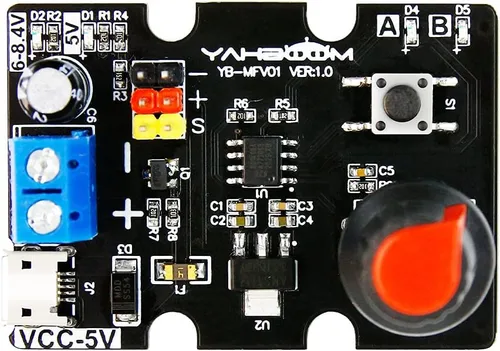 Miniatura 8 de Yahboom Herramienta de centrado de controlador de servomotores RC con protección contra sobrecorriente, 2 modos de control compatible con ajuste