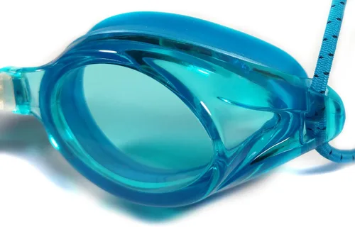 Miniatura 3 de Gafas de natación anti niebla con correa elástica de ajuste rápido Azul