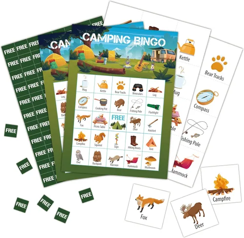 Miniatura 16 de Tarjetas de bingo de jubilación, juego de jubilación para 24 jugadores, actividades de oficina para familiares y amigos, suministros de regalos