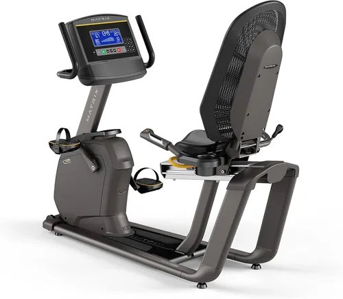 Miniatura 11 de Matrix Fitness R50 Recumbent Bike Club-Quality Dual Form Frame, Comfort Arc Seat Quiet Exact Force Induction Brake Recovery Rides, Low-Impact