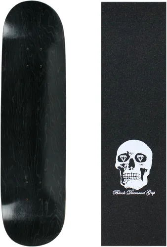 Miniatura 15 de Skateboard Deck Pro 7-Ply Arce canadiense TINTADO NEGRO con Griptape