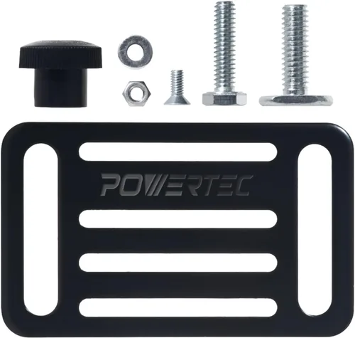 Miniatura 13 de POWERTEC 1PK Abrazadera de palanca, capacidad de 500 lbs, 225D Abrazaderas de liberación rápida horizontales con punta de presión de goma