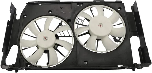 Miniatura 168 de TRQ Conjunto de ventilador de refrigeración dual del radiador compatible con Toyota Highlander 2008-2013 TO3115155