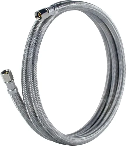 Miniatura 4 de Certified Appliance Accessories Línea de agua para máquina de hielo, 6 pies, núcleo de PVC con acero inoxidable trenzado de alta calidad