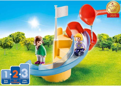 Miniatura 2 de Playmobil 1.2.3 Tobogán acuático Aqua